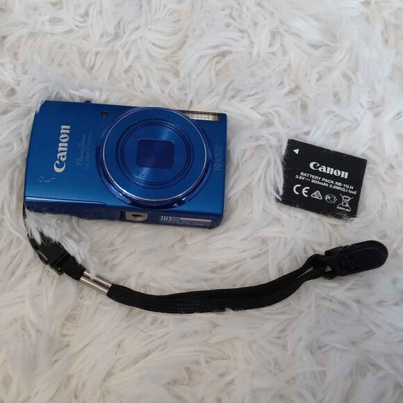 Canon PowerShot ELPH 150 IS Camera with wrist strap, battery, and charger - Picture 2 of 7